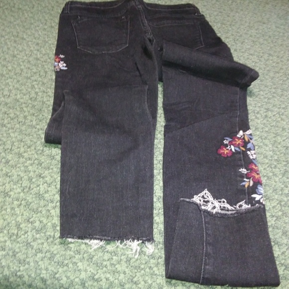 Mossimo embroidered stretchy skinny jean - Picture 3 of 4